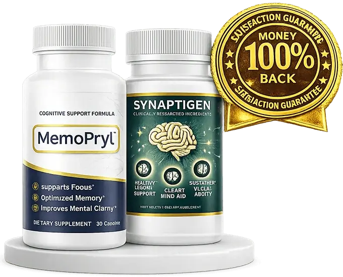 Natural nootropic ingredients including Bacopa Monnieri, Ginkgo Biloba and Lion's Mane mushroom arranged on research table